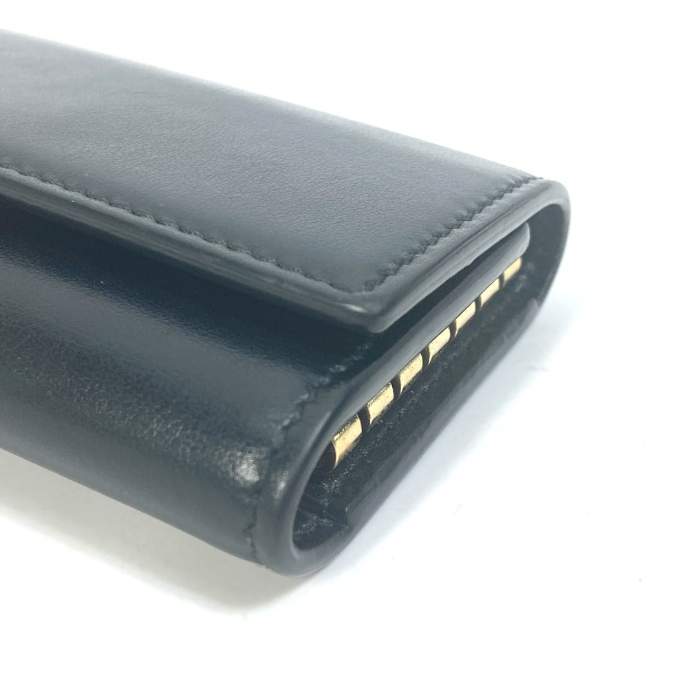 GUCCI 547588 ロゴ 6連 鍵 キーケース レザー レディース ブラック