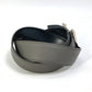 HERMES H Belt Ash Au Carré Togo Women's Belt in Blanc/Noir Grey