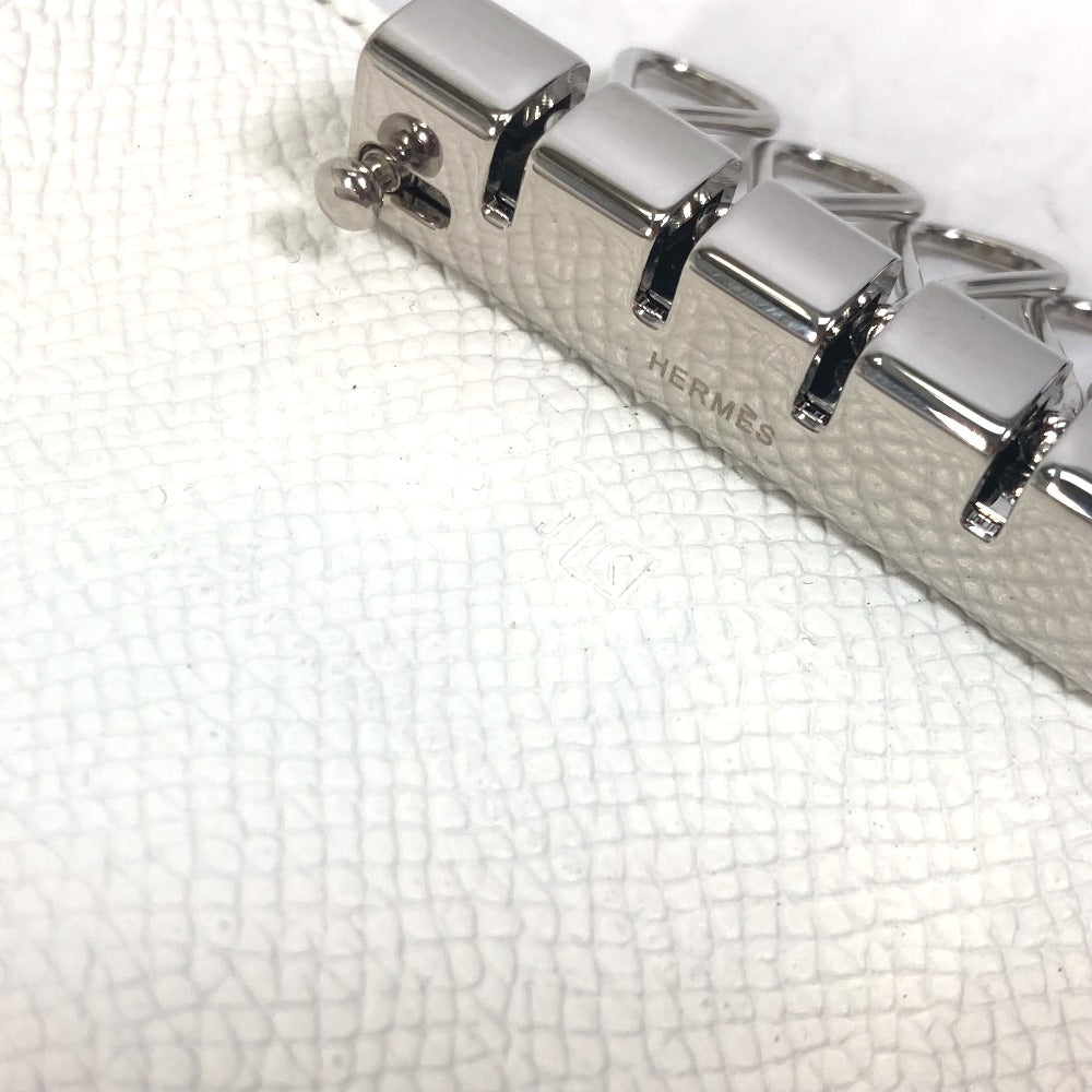 HERMES H金具 ベアン 4連 鍵 キーケース ヴォーエプソン ユニセックス ホワイト - brandshop-reference