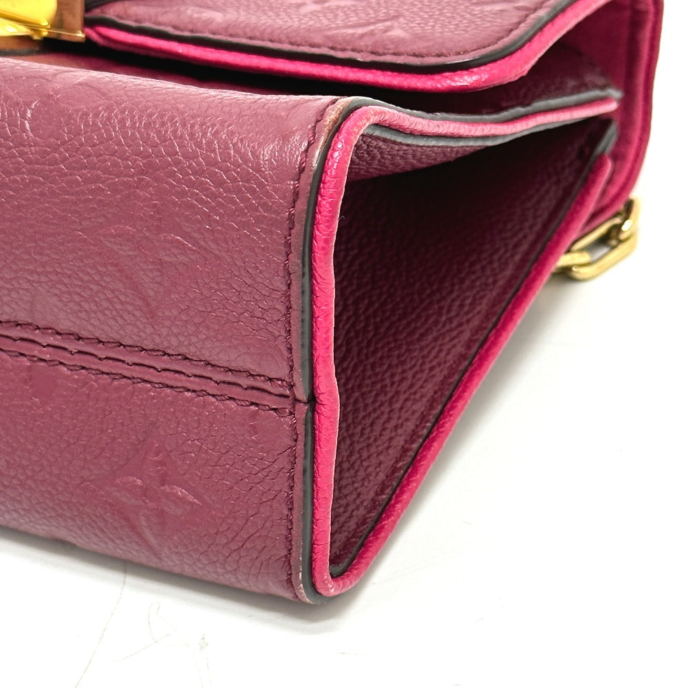 LOUIS VUITTON M43393 モノグラムアンプラント サンシュルピスPM カバン チェーンバッグ ポシェット 斜め掛け ショルダーバッグ モノグラムアンプラントレザー レディース レッド - brandshop-reference