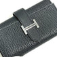 HERMES H hardware Bearn 4-ring key case, Chevre Mysore, unisex, black