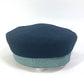 HERMES Serie Cavale Newsboy Hat, Cotton, Navy, Women's