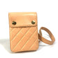 CHANEL Neck Pouch, Smartphone Pouch, Matelasse Pouch, Quilted Shoulder Bag, Lambskin, Women's, Pink