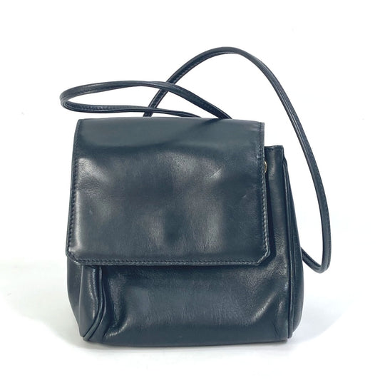 Dior Pochette Bag, Vintage Drawstring Shoulder Bag, Leather, Women's, Black