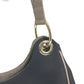 GUCCI 257265 GG Guccissima Logo Shoulder Bag in Canvas/Leather, Dark Navy