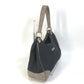 GUCCI 257265 GG Guccissima Logo Shoulder Bag in Canvas/Leather, Dark Navy