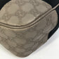 GUCCI 257265 GG Guccissima Logo Shoulder Bag in Canvas/Leather, Dark Navy