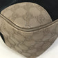 GUCCI 257265 GG Guccissima Logo Shoulder Bag in Canvas/Leather, Dark Navy