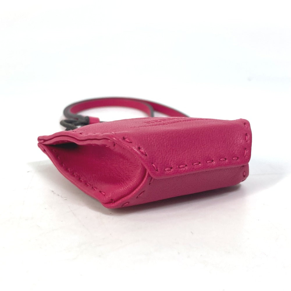 HERMES Sac Orange Bag Charm Swift Women's Rose Mexico Pink