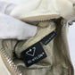 PRADA 1BH204 Triangle Logo Plate Re-Edition 2005 Crossbody Chain Shoulder Bag with Pouch, Nylon, White