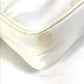 PRADA 1BH204 Triangle Logo Plate Re-Edition 2005 Crossbody Chain Shoulder Bag with Pouch, Nylon, White