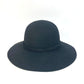 HERMES Wool Rope Hat, Women's, Black
