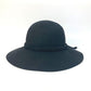 HERMES Wool Rope Hat, Women's, Black