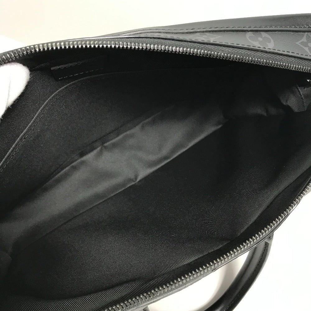 LOUIS VUITTON M44952 Monogram Eclipse Soft Trunk Briefcase, Handbag, 2-Way Shoulder Bag, Business Bag, Monogram Eclipse Canvas, Men's, Black