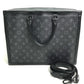 LOUIS VUITTON M44952 Monogram Eclipse Soft Trunk Briefcase, Handbag, 2-Way Shoulder Bag, Business Bag, Monogram Eclipse Canvas, Men's, Black