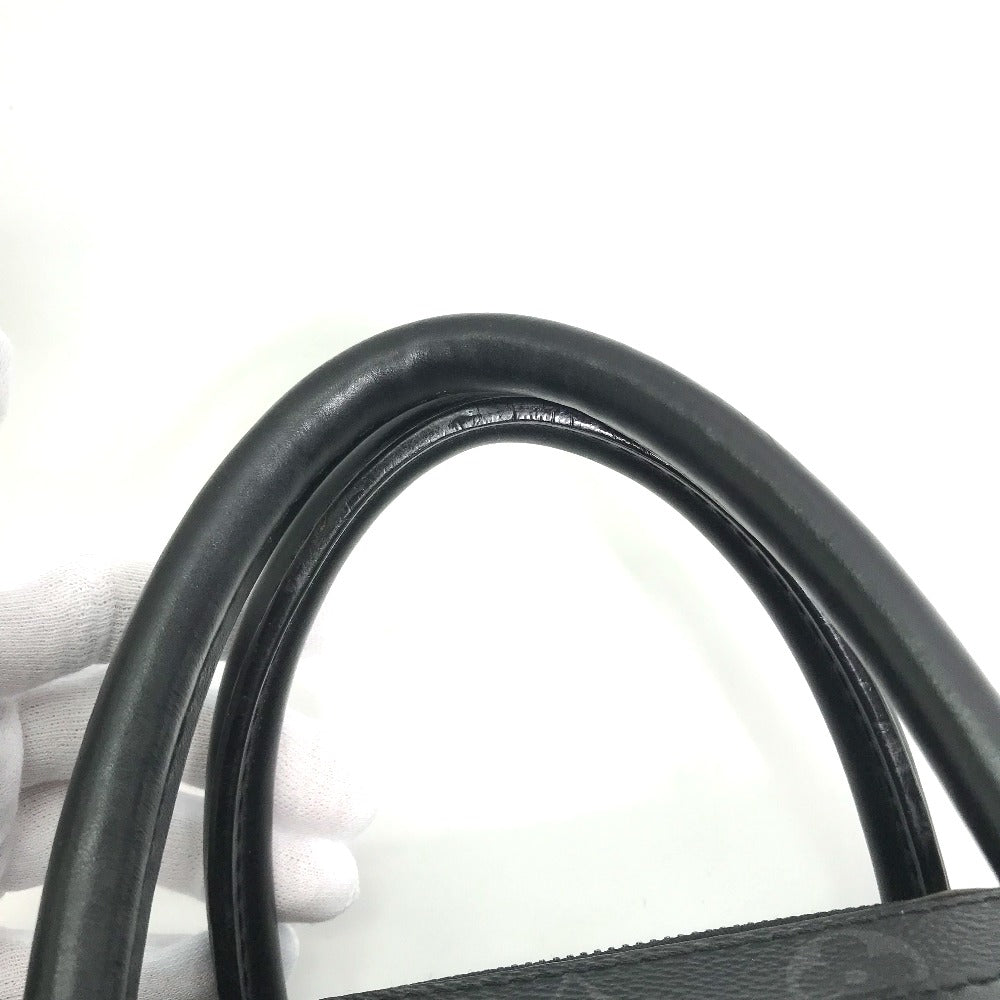 LOUIS VUITTON M44952 Monogram Eclipse Soft Trunk Briefcase, Handbag, 2-Way Shoulder Bag, Business Bag, Monogram Eclipse Canvas, Men's, Black