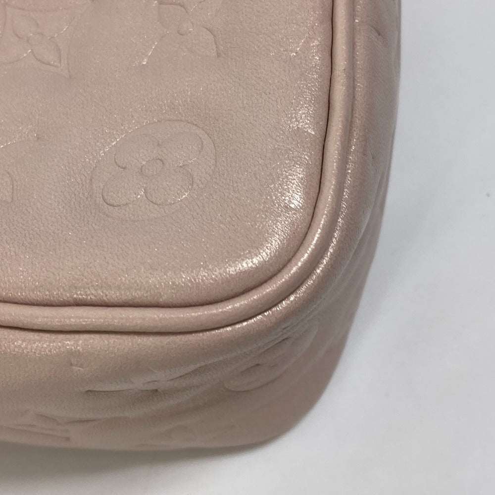 LOUIS VUITTON M58738 Monogram Sac Cool Fall in Love Heart Box Bag, Crossbody Pochette Shoulder Bag, Leather, Women's, Light Pink