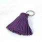 HERMES Carmen Charm Fringe Keychain Keyring Anemone Purple Women's by Anjo Miro