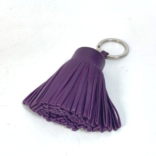 HERMES Carmen Charm Fringe Keychain Keyring Anemone Purple Women's by Anjo Miro