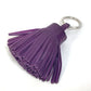 HERMES Carmen Charm Fringe Keychain Keyring Anemone Purple Women's by Anjo Miro