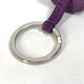 HERMES Carmen Charm Fringe Keychain Keyring Anemone Purple Women's by Anjo Miro