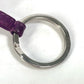 HERMES Carmen Charm Fringe Keychain Keyring Anemone Purple Women's by Anjo Miro