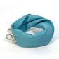 HERMES Petit H Medor Torsades Bracelet in Light Blue Leather for Women