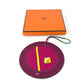 HERMES Petit H Bag Charm, Epson, Women's, Rouge Rose, Purple