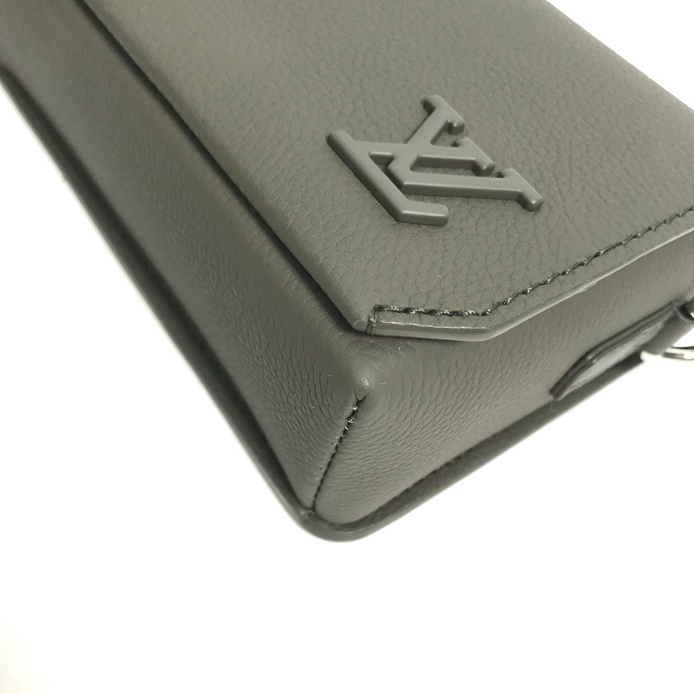 LOUIS VUITTON M82281 Aerogram Fastline Wearable Wallet Pochette Bag Crossbody Shoulder Bag Leather Men's Gray