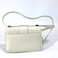 Christian Dior Montaigne 30 Pochette, Crossbody Pouch, Shoulder Bag, Leather, White, Women's