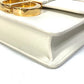 Christian Dior Montaigne 30 Pochette, Crossbody Pouch, Shoulder Bag, Leather, White, Women's
