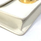 Christian Dior Montaigne 30 Pochette, Crossbody Pouch, Shoulder Bag, Leather, White, Women's