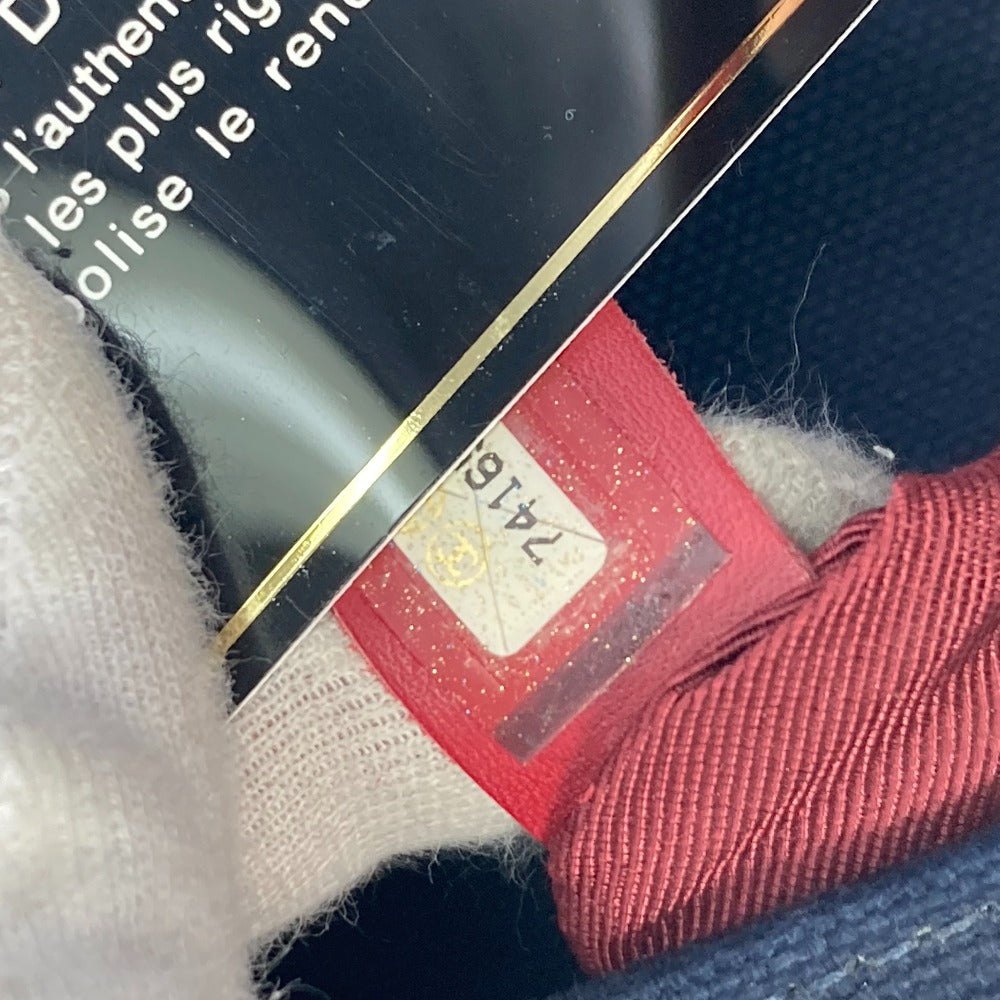 CHANEL ヴィンテージ NO.5 ナンバー5 チェーンバッグ 肩掛け カバン ショルダーバッグ キャンバス/レザー レディース ネイビー