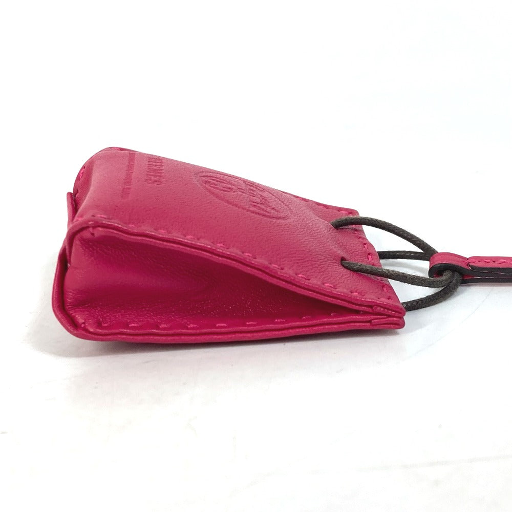 HERMES Sac Orange Bag Charm by Anjo Miro, Women's, Rose Mexico Pink
