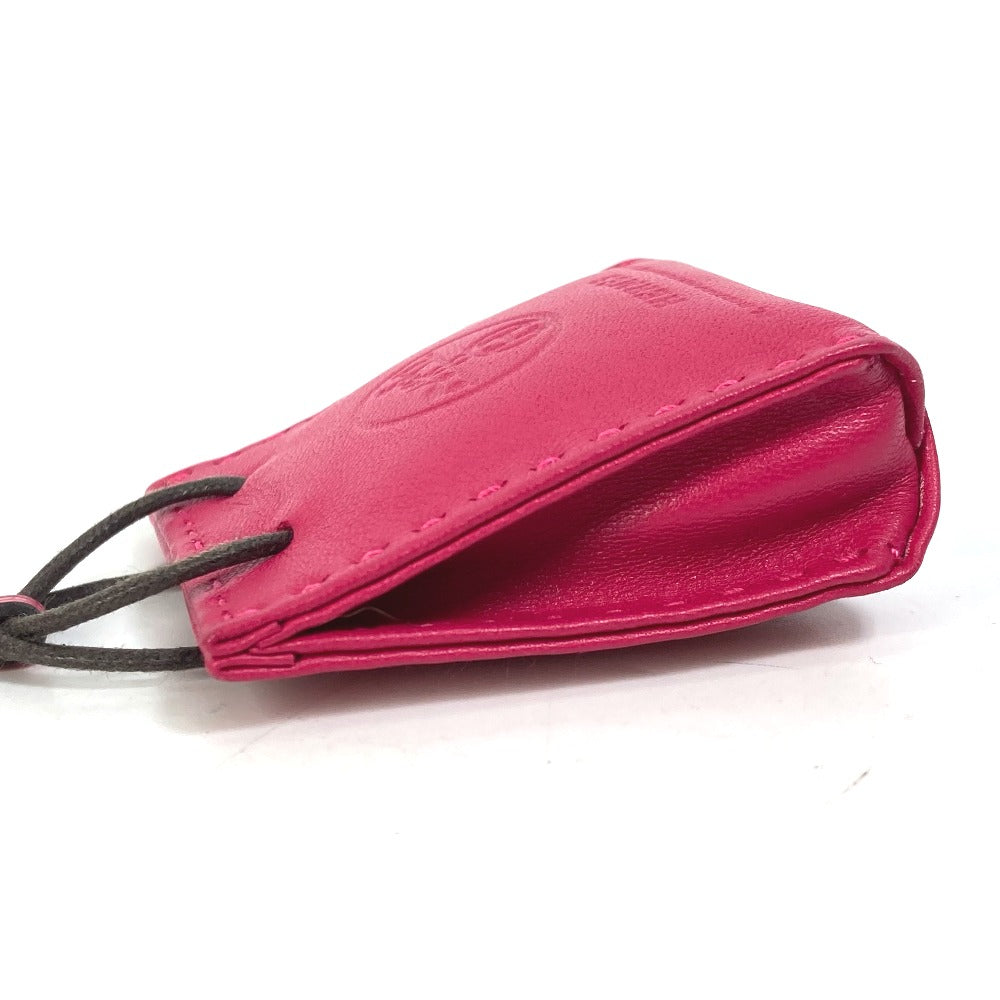 HERMES Sac Orange Bag Charm by Anjo Miro, Women's, Rose Mexico Pink