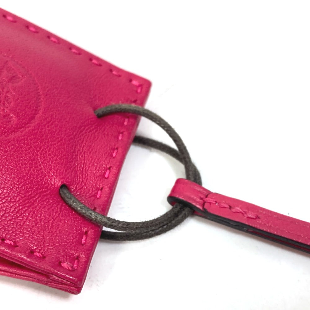 HERMES Sac Orange Bag Charm by Anjo Miro, Women's, Rose Mexico Pink