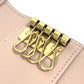 Dior S5695CCEH Saddle Key Case with 4 Keys and Key Ring, Leather, Women's, Pink