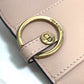 Dior S5695CCEH Saddle Key Case with 4 Keys and Key Ring, Leather, Women's, Pink