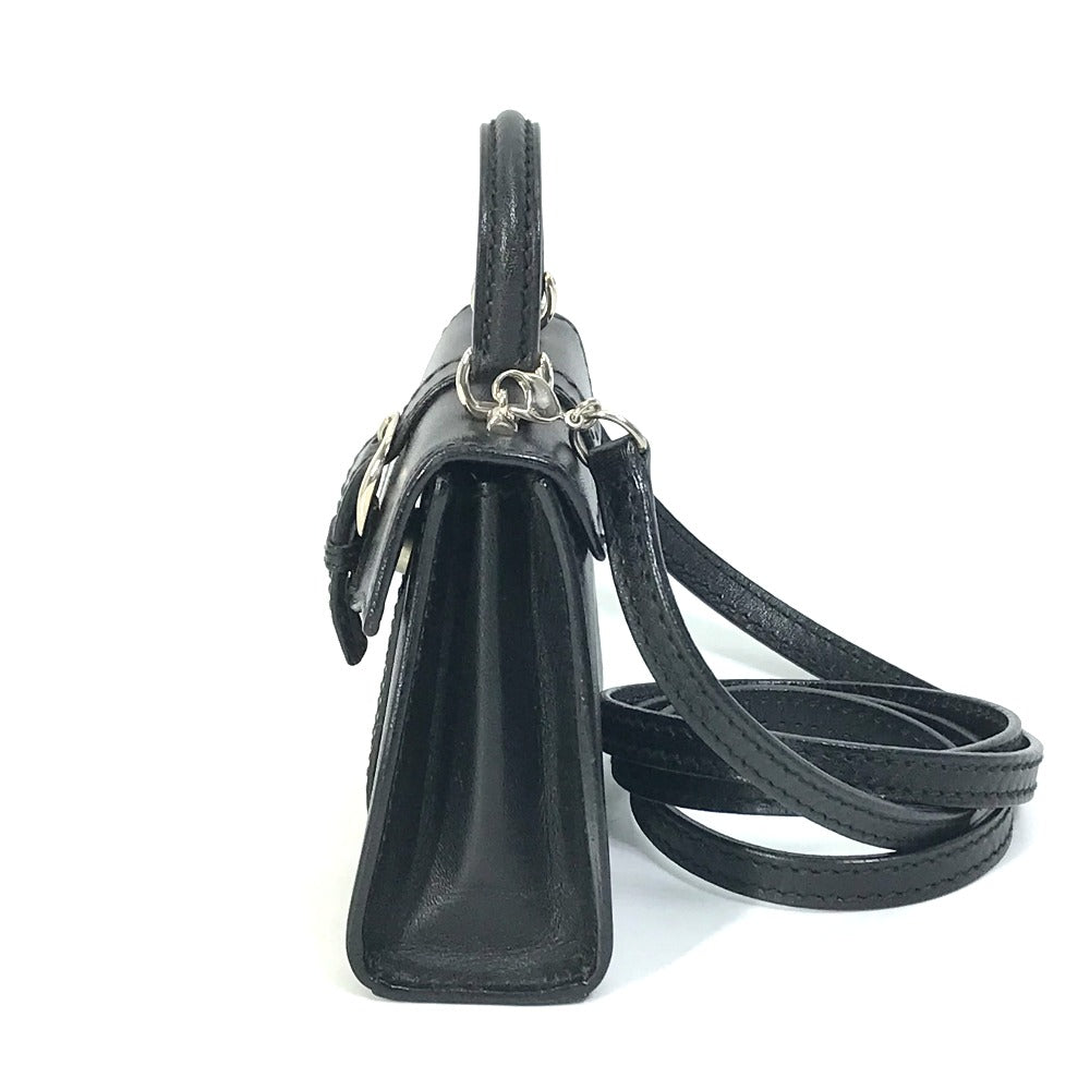 GUCCI 007.090.0234 Mini Bag Shoulder Bag Leather Women's Black