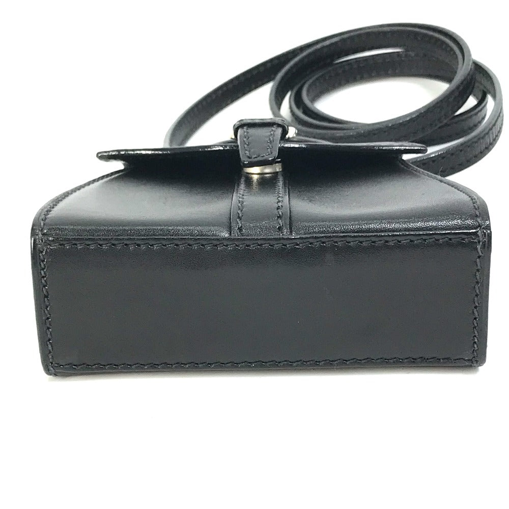GUCCI 007.090.0234 Mini Bag Shoulder Bag Leather Women's Black