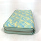 LOUIS VUITTON M81466 Monogram Empreinte Zippy Wallet, Round Zipper Long Wallet, Monogram Empreinte Leather, Women's, Vert d'Or Yellow