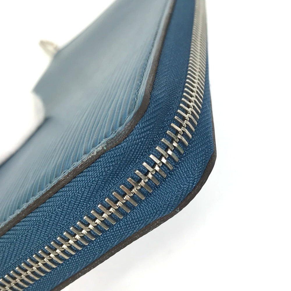 LOUIS VUITTON M60619 Epi Zippy Organizer Long Wallet Epi Leather Men's Navy