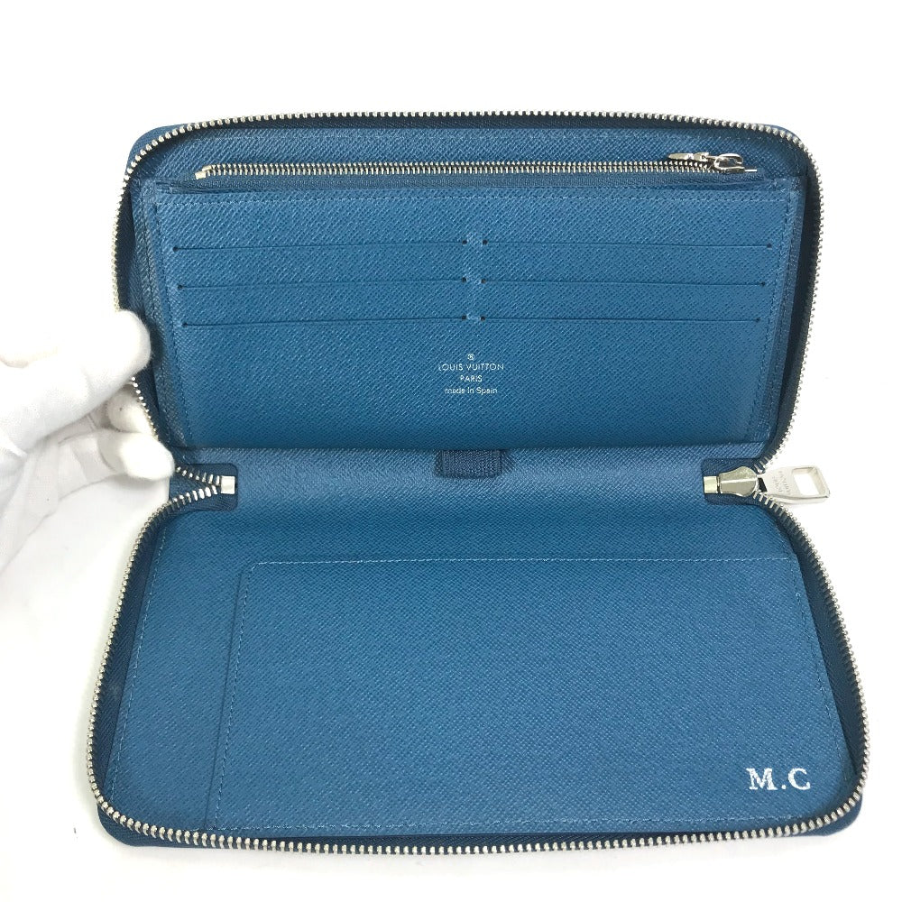 LOUIS VUITTON M60619 Epi Zippy Organizer Long Wallet Epi Leather Men's Navy