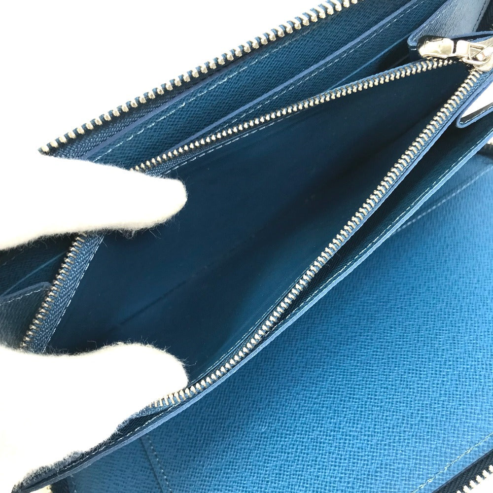 LOUIS VUITTON M60619 Epi Zippy Organizer Long Wallet Epi Leather Men's Navy