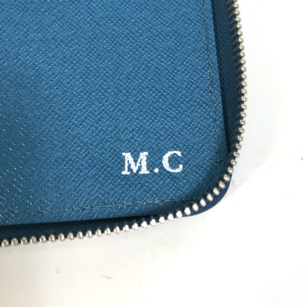 LOUIS VUITTON M60619 Epi Zippy Organizer Long Wallet Epi Leather Men's Navy