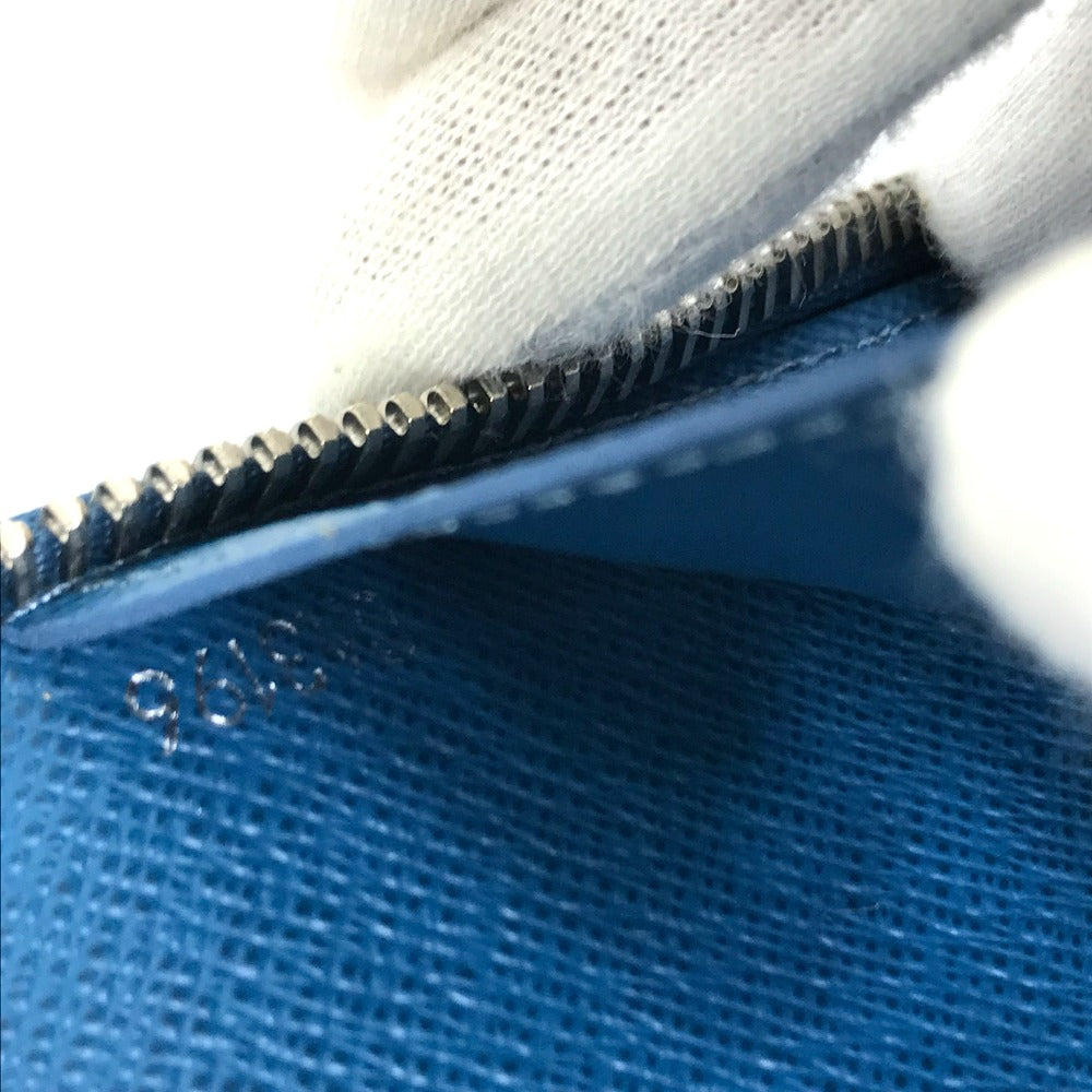 LOUIS VUITTON M60619 Epi Zippy Organizer Long Wallet Epi Leather Men's Navy