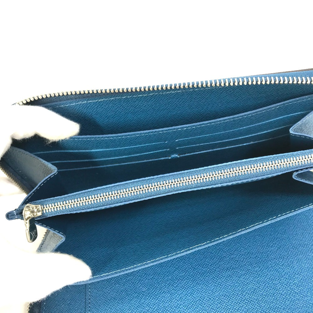 LOUIS VUITTON M60619 Epi Zippy Organizer Long Wallet Epi Leather Men's Navy