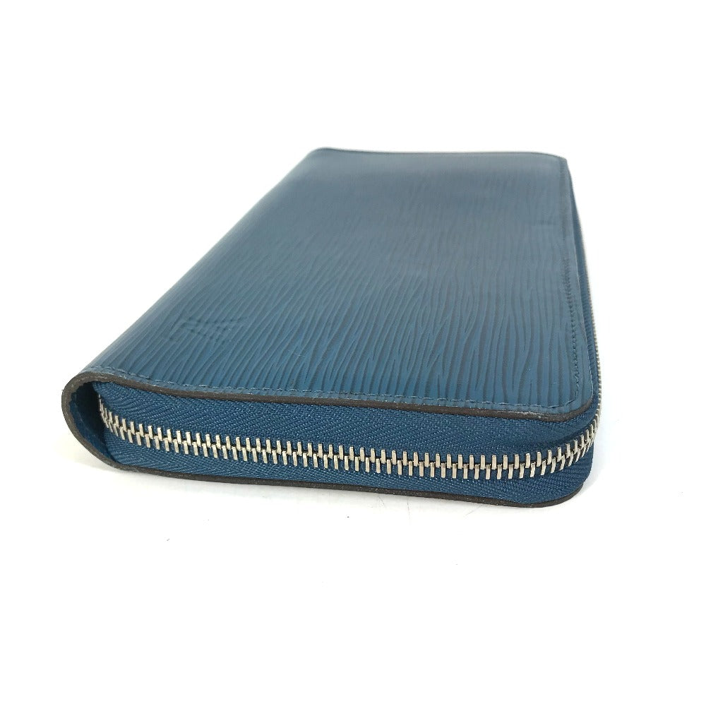 LOUIS VUITTON M60619 Epi Zippy Organizer Long Wallet Epi Leather Men's Navy