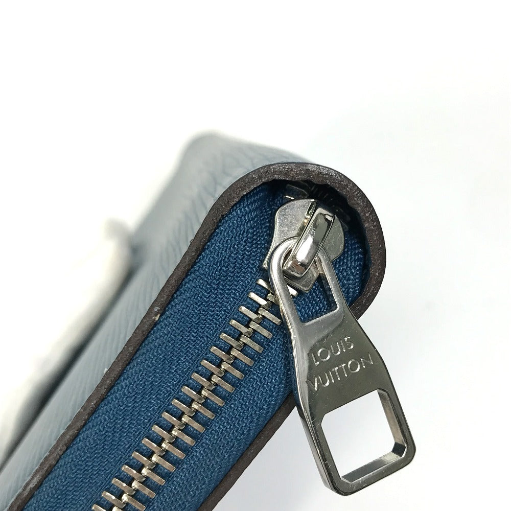 LOUIS VUITTON M60619 Epi Zippy Organizer Long Wallet Epi Leather Men's Navy