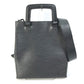 LOUIS VUITTON M58497 エピ 斜め掛け サックプラ フォールド 2WAY ショルダーバッグ カバン トートバッグ ハンドバッグ エピレザー レディース ブラック